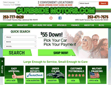 Tablet Screenshot of curbsidemotors.com